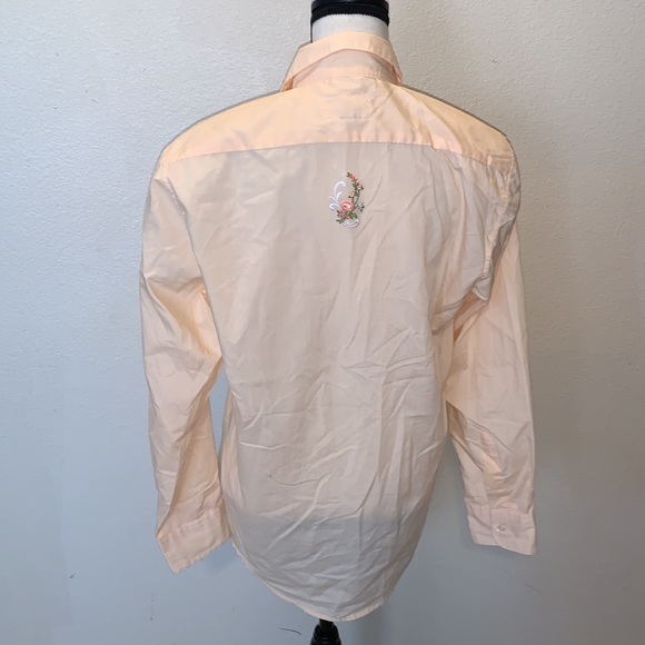 Softwear western embroidered floral sequined long sleeve button down shirt - Picture 8 of 11